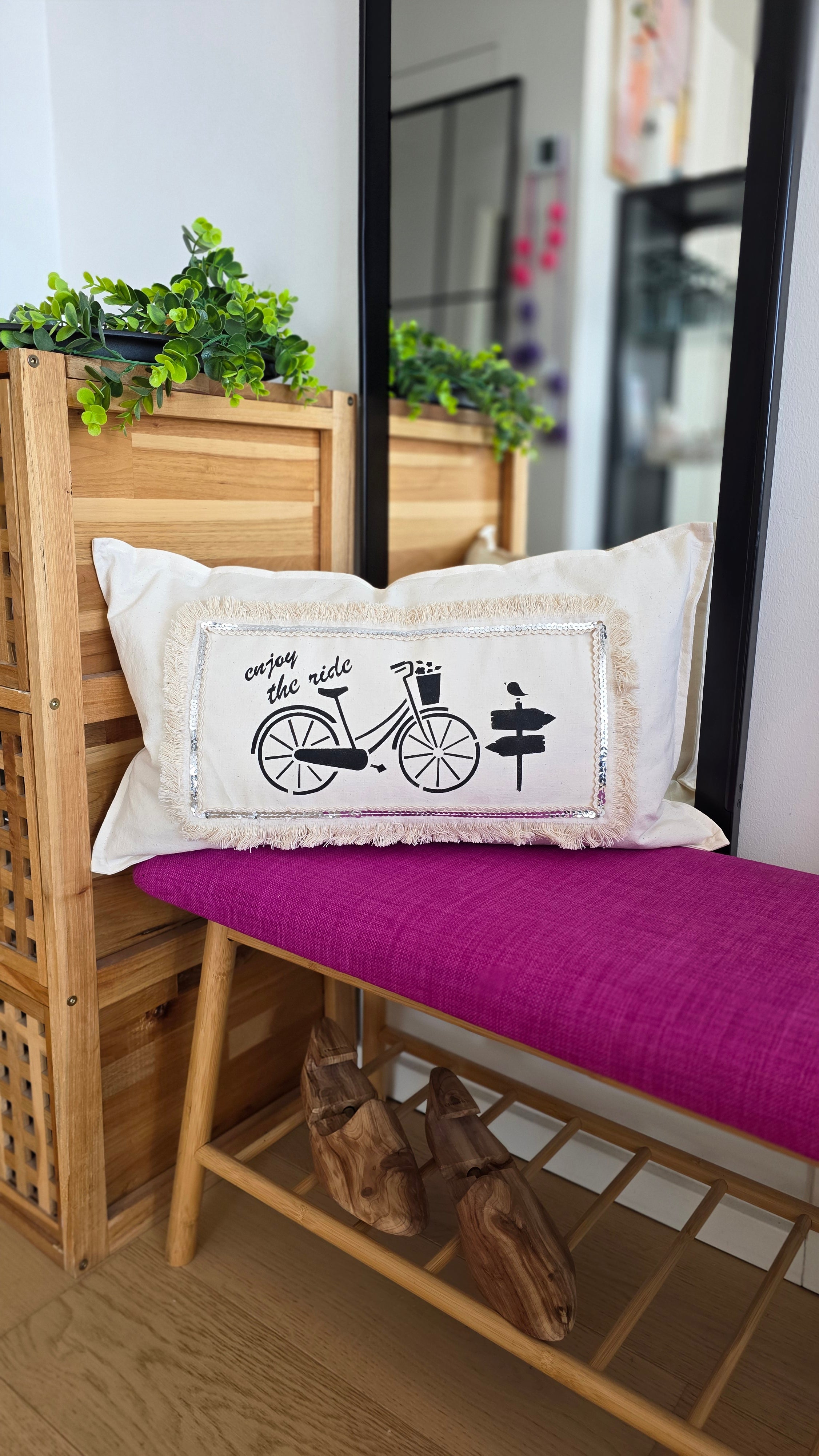 Enjoy the Ride Cushion