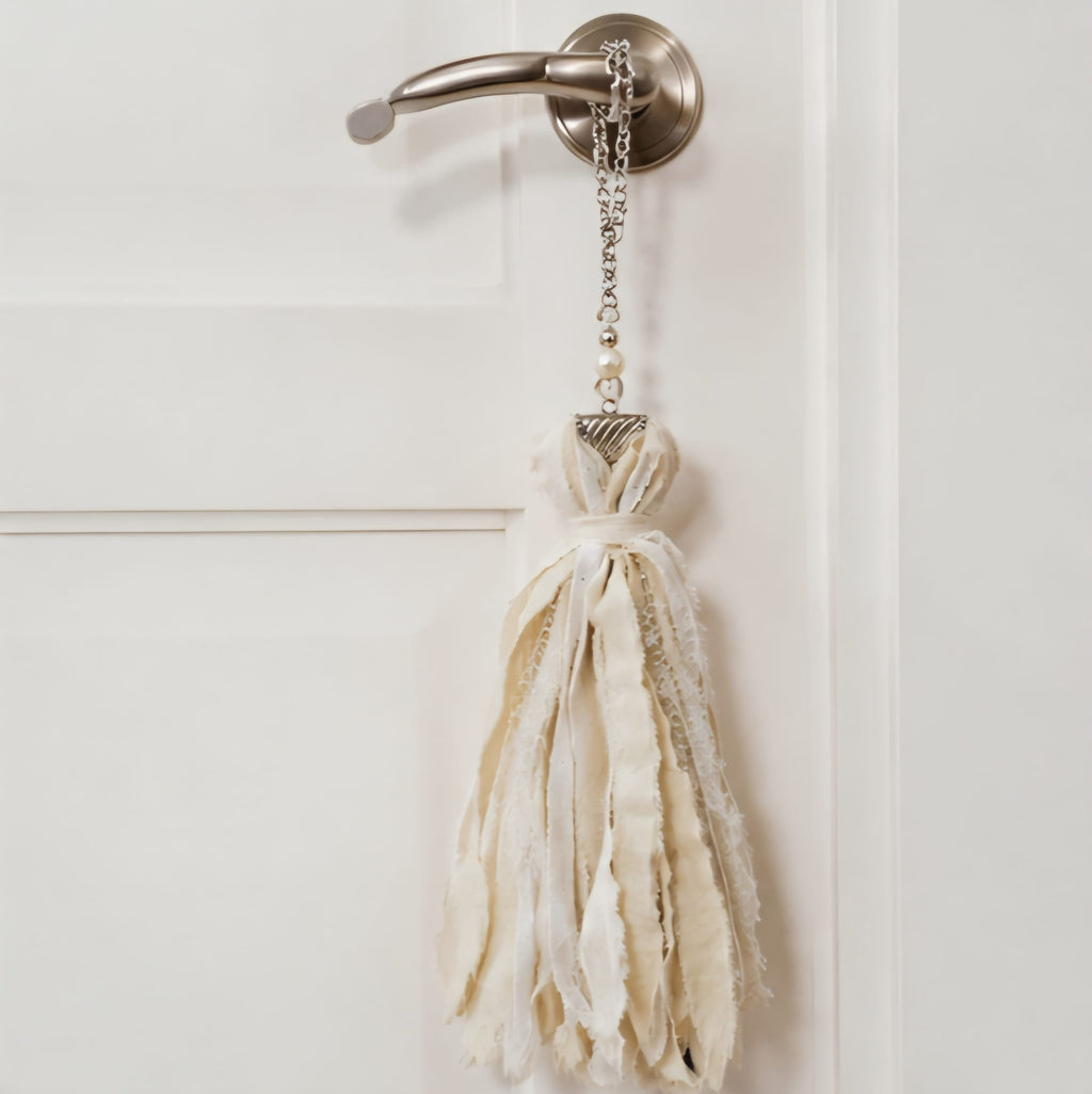 Metallic Stripe Tassel